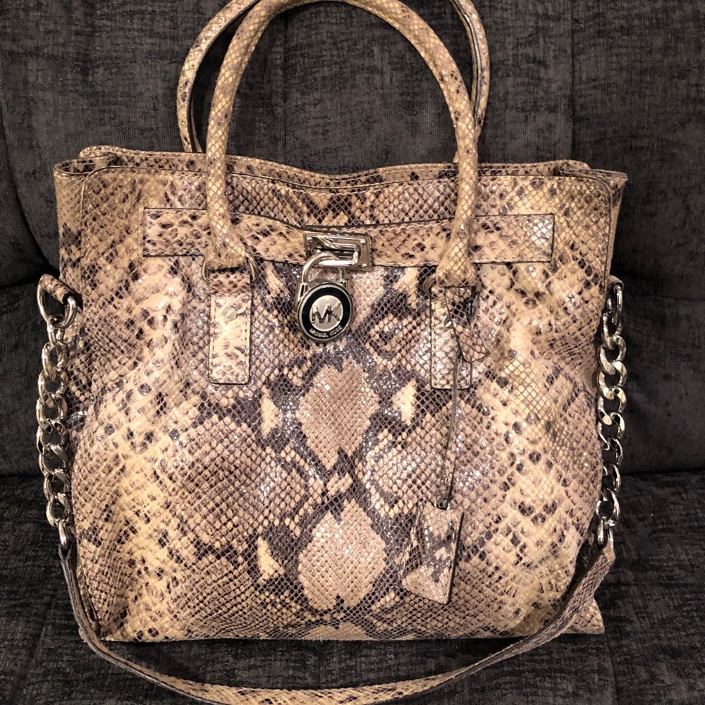 Michael Kors Large Python Handbag